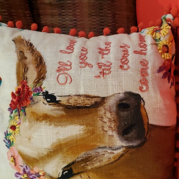 The Pioneer Woman Accents The Pioneer Woman Decorative Cow Pillow